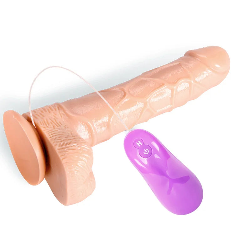 Automatic Telescopic Heating Dildo Vibrator