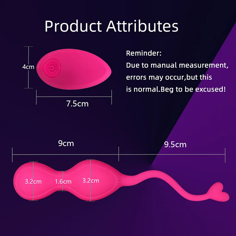 Remote Control Vibrating Jumping Egg Dildo Wireless Female Massage Stimulation Vaginal Masturbation