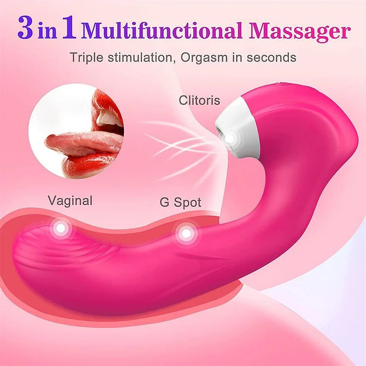 Adult Products 10 Frequency Vibrating Sucking Device