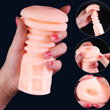 Load image into Gallery viewer, Hand Free 3-in-1 Real Moan Telescopic Heating Masturbation Cup