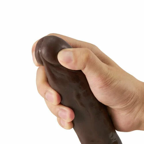 Big Glans Stout Man Lifelike Dildo With Strong Suction Cup