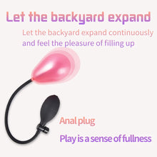 Load image into Gallery viewer, Mini Inflatable Small Anal Plug Expandable Pull Pump Butt Plug Prostate Massager