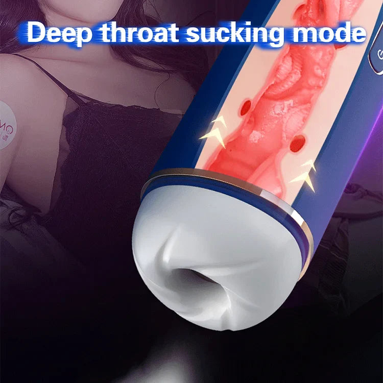 Vibration Sucking Bluetooth Pronunciation Male Blowjob Pussy  Masturbator Cup