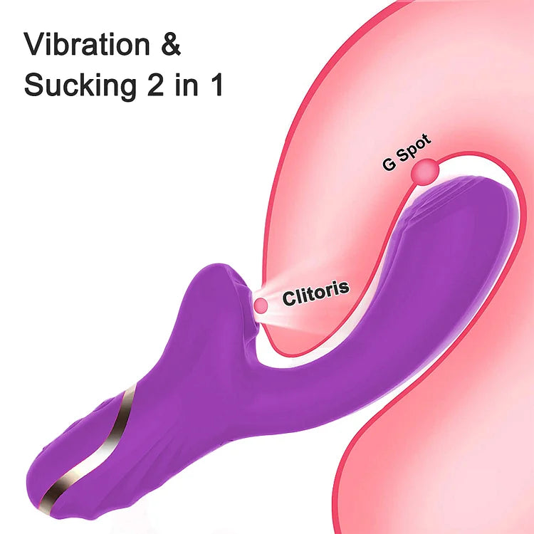 Rabbit Vibrator 10 Modes Clitoral Sucking Vibrator