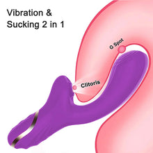 Load image into Gallery viewer, Rabbit Vibrator 10 Modes Clitoral Sucking Vibrator