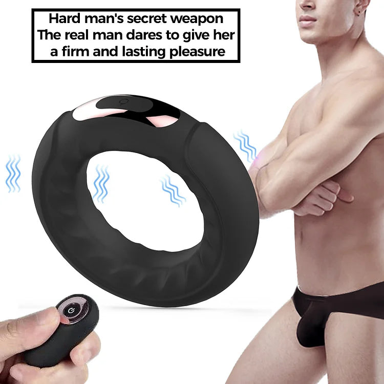 Vibrator Vibrating Penis Ring for Clitoral Stimulation, Remote Control Clitoris Stimulator Massager