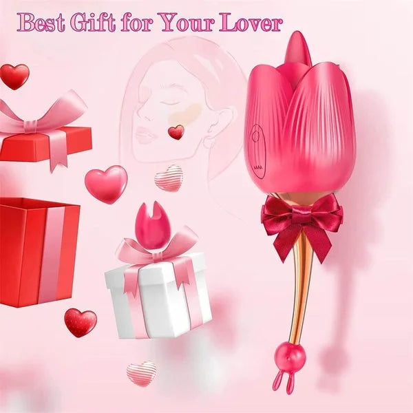 Rose Toy Clit Vibrator And Licker