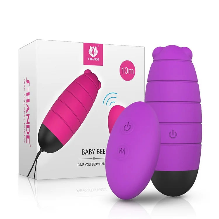 Little Bee Female Wireless Remote Control Egg Jump Multi-frequency Vibration Mute Adult Sex Flirting Egg Jump Male