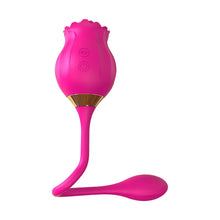 Load image into Gallery viewer, New Rose 2 In 1 Sucking Vibrator With Bud Skipping Egg