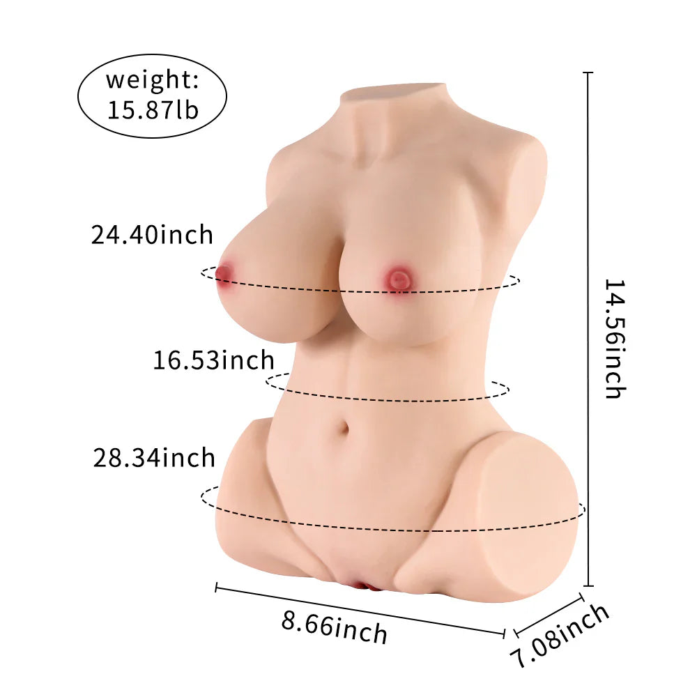 Mag - 15.87LB Quality Masturbator Sex Doll With Big Boobs