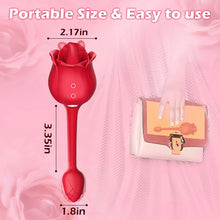 Load image into Gallery viewer, S361-5 Tongue-licking Rose Toy With Vibrating Bud