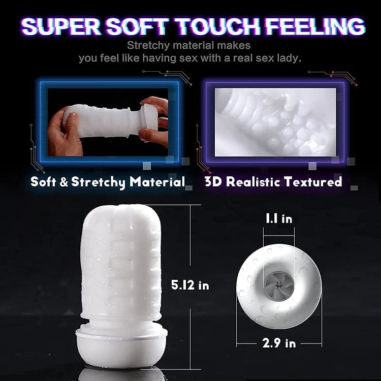 Hands Free Masterbrators For Men Automatic, Handsfree Modes Sucking Usb Rechargeable Sexy Underwear For Men Sleeve Adult Toys