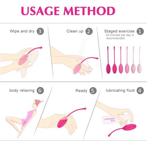 Kegel Ball Female Vaginal Training Tightening Recovery Masturbation Ball