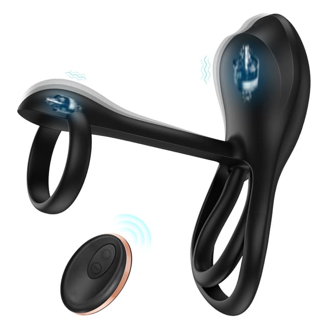 3-in-1 Cock Ring - Couple Remote Control Vibrating Cock Ring