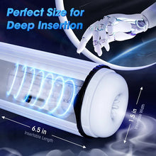 Load image into Gallery viewer, Men Automatic Telescopic Male Masturbator Vibration Real Vagina Blowjob Machine Masturbation Cup