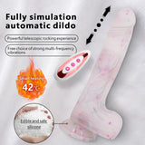 4-in-1 Heating Retractable Swing Vibration Dildo