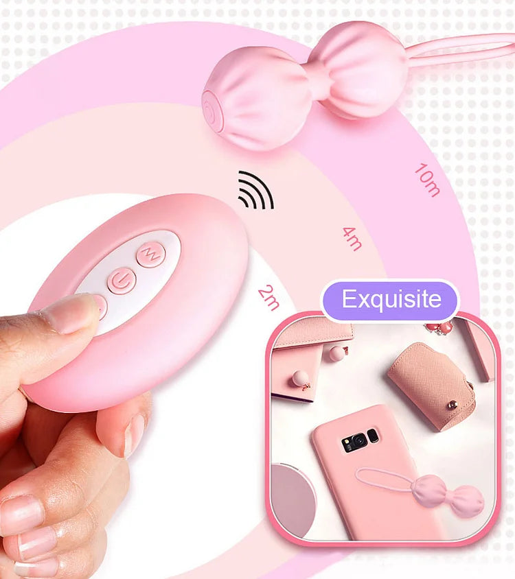 Exercise Bullet Vibrator Kegel Vaginal Balls Wireless Remote Control For Woman