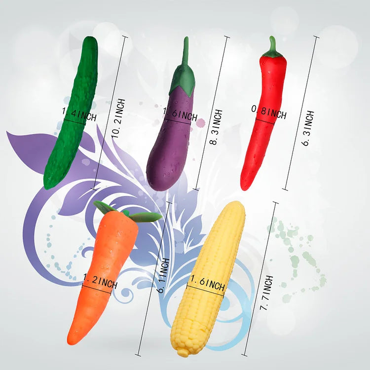 Vegetables G-spot Simulation Masturbator Sex Vibrator For Women