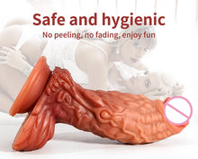 Load image into Gallery viewer, Pangolin Heteromorphic Phallus Gradual Double-layer Liquid Silica Gel Simulation Of Oversized Pseudopenis Female Toy Gun