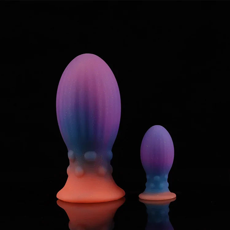 Luminous Huge Anal Plug With Suction Cup