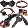 Crocodile Pattern 7 Pcs Adults Games Bondage Set Sex Toys For Couples