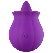 Load image into Gallery viewer, 10 Speeds Vibrating Rose Shape Tongue Licking Vibrator For Women