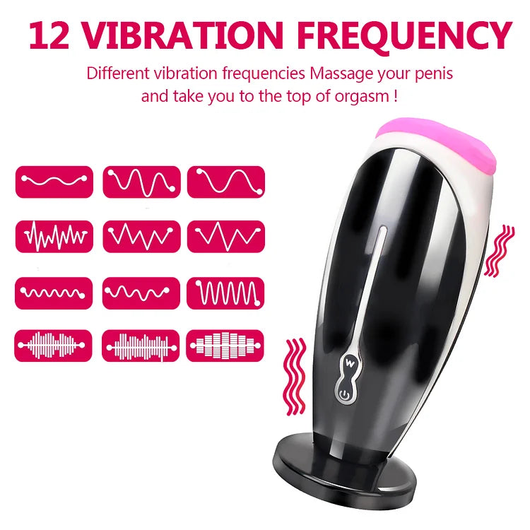 Automatic Sucking Heated Vibrator Male Masturbator Penis Pump For Men