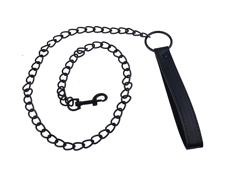 Sm Traction Rope Metal Leather Accessories Sex Toy For Adults