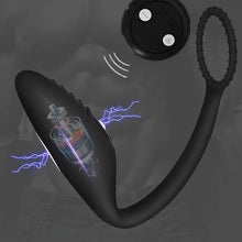 Load image into Gallery viewer, Wear Electric Shock Pleasure Prostate Massager, Male Vibration Masturbator, Wireless Remote