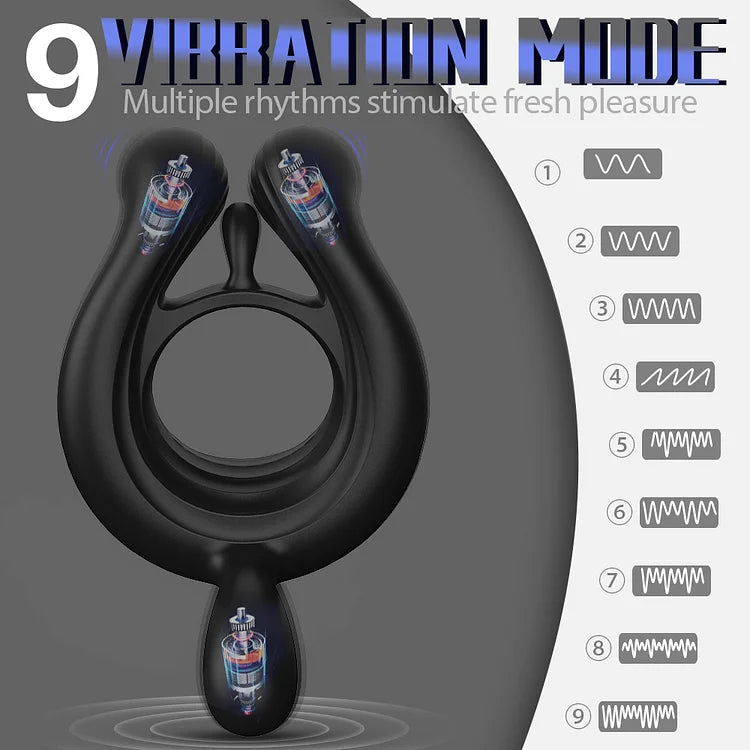 Vibrator Cock Ring Penis Cock Ring Delay Ejaculation Erection Ring For Men