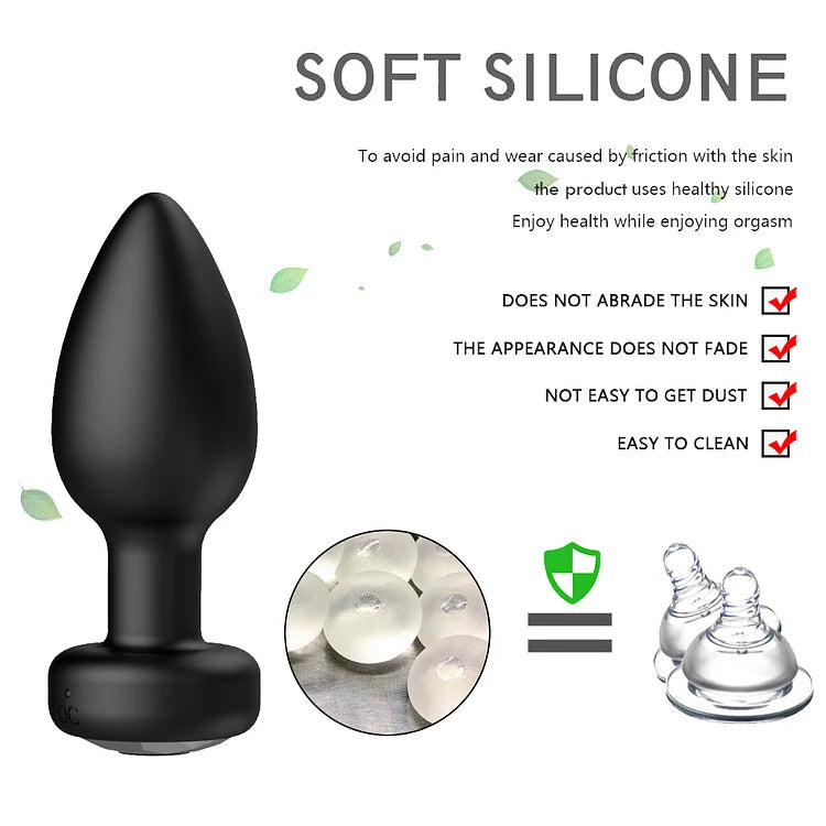 Wireless Remote Control Men's And Women's Common Anal Plug Set Prostate Orgasm Massager Adult Sex Toy