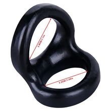 Load image into Gallery viewer, Silicone Double Lock Sperm Ring Tpe Double Ring Bundle Sperm Ring Double Ring Egg Ring Penis Ring