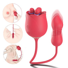 Load image into Gallery viewer, Rose G Spot Clitoral Tongue Vibrator For Women