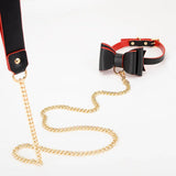 Sexy Handcuffs Collars Binding And Binding Adult Supplies Leather Set