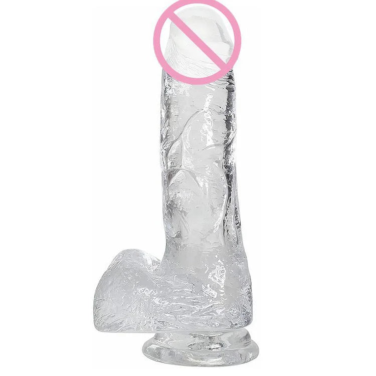 7.3-inch Transparent Dildo