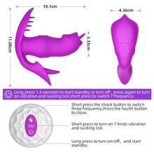 Load image into Gallery viewer, 3 In 1 Electric Shock Tongue Licking Clitoris Stimulator Vagina Massager With Remote Control