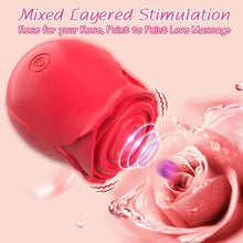 Load image into Gallery viewer, Rose Toy Tapping Nipple Clitoris Stimulator