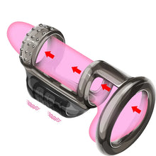 Load image into Gallery viewer, Penis Vibrating Cock Ring G Spot Vibrator Male Delay Ejaculation Ring