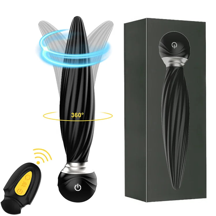 360 Degree Prostate Massager Rotating Anal Vibrator Male Masturbator Butt Plug Vibrators For Adult