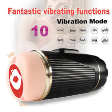 Load image into Gallery viewer, Double-headed aircraft cup fully automatic men&#39;s masturbation device mouth and vagina double acupoint famous device penis exercise adult sex toys