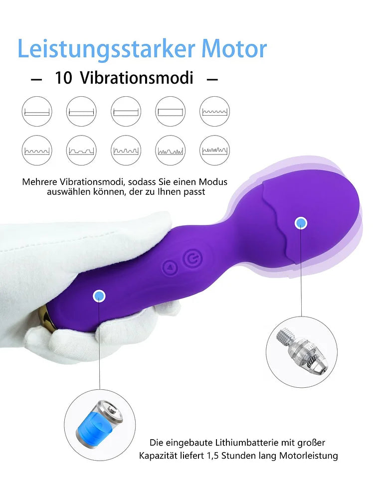 Av Vibrator Women's Masturbation Massager Adult Sex Products Strong Shock Second Tide Massage Stick