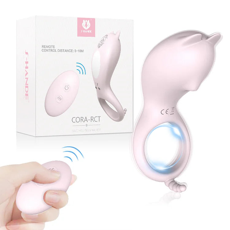 Wireless Remote Control Sperm Lock Vibration Ring For Men And Women Charging Delay Penis Ferrule Adult Sex Products