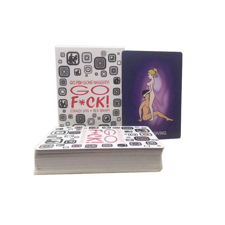 Go Fuck Sex Couple Bedroom Game Cards