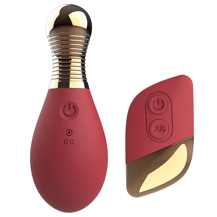 Remote control mini perfume bottle jumping egg multi-frequency strong shock bean stimulation friction R head vibrator