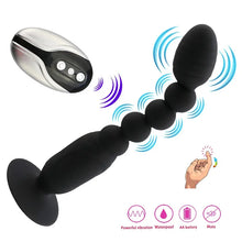 Load image into Gallery viewer, Remote Control Anal Plug Bead Butt Plug Prostate Massager Vibrator