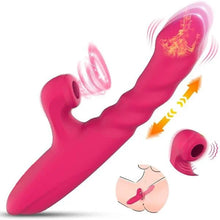 Load image into Gallery viewer, Sucking Licking Heating Thrusting Vibrator