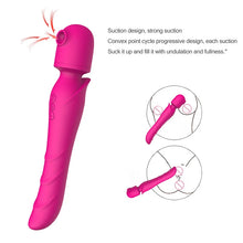 Load image into Gallery viewer, Cross-border Blockbuster Armoured Warrior Rechargeable Sucking Vibrator Private Second Wave Av Massage Stick Female Sex Masturbation Stick