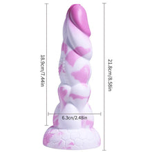 Load image into Gallery viewer, Mixed Color Cotton CandyAnal Plug Male And Female Masturbation Device Silicone Fake Penis Fun Gun Machine Adult Products