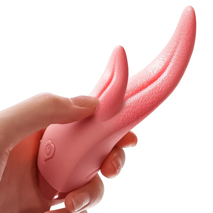 Tongue Licking Device Silicone Female Second Tide Masturbation Vibrator Adult Toy