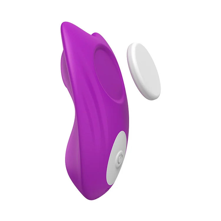 Magnetic Suction Wear Soft Point Invisible Multi Frequency Remote Control Vibration Massage